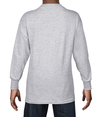 Heavy Cotton Youth Long Sleeve SPORT GREY (90C/10P) Back
