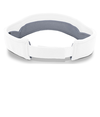 M2 Performance Visor WHITE Back