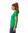 Heavy Cotton Womens V-Neck IRISH GREEN side