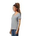 Heavy Cotton Womens V-Neck SPORT GREY (90C/10P) side