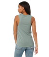 Womens Jersey Muscle Tank HEATHER DUSTY BLUE (52C/48P) Back