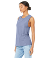 Womens Jersey Muscle Tank LAVENDER BLUE Side