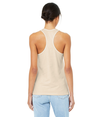 Womens Jersey Racerback Tank NATURAL Back