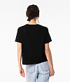 Womens Heavyweight Tee BLACK BACK