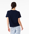 Womens Heavyweight Tee NAVY BACK