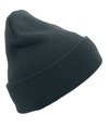 Knit Fold Over Beanie DARK GREEN rside
