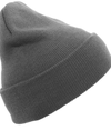 Knit Fold Over Beanie GRAPHITE rside