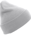Knit Fold Over Beanie SILVER rside