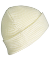 Waffle Knit Beanie CREAM rside
