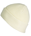 Waffle Knit Beanie CREAM lside