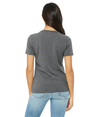 Womens Relaxed CVC DEEP HEATHER Back