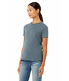 Womens Relaxed CVC HEATHER SLATE Side