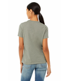 Womens Relaxed CVC HEATHER STONE Back
