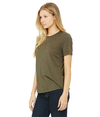 Womens Relaxed Triblend OLIVE TRIBLEND Side