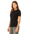 Womens Relaxed Triblend SOLID BLACK TRIBLEND Side