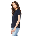 Womens Relaxed Triblend SOLID NAVY TRIBLEND Side