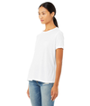 Womens Relaxed Triblend SOLID WHITE TRIBLEND Side