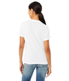 Womens Relaxed Triblend SOLID WHITE TRIBLEND Back