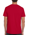 Softstyle Adult T-Shirt CHERRY RED Back