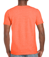 Softstyle Adult T-Shirt HEATHER ORANGE (65P/35C) Back