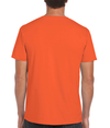 Softstyle Adult T-Shirt ORANGE Back