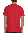 Softstyle Adult T-Shirt RED Back