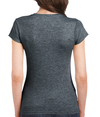 Softstyle Womens T-Shirt DARK HEATHER (65P/35C) Back