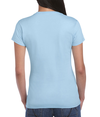 Softstyle Womens T-Shirt LIGHT BLUE Back