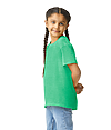 Softstyle Youth T-Shirt HEATHER IRISH GREEN (65C/35P) SIDE