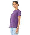 Womens Relaxed Jersey Tee ROYAL PURPLE Side