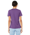 Womens Relaxed Jersey Tee ROYAL PURPLE Back
