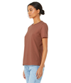 Womens Relaxed Jersey Tee TERRACOTTA Side