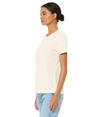 Womens Relaxed CVC HEATHER NATURAL Side