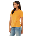 Womens Relaxed CVC HEATHER MARMALADE Side