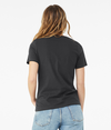 Womens Relaxed Jersey V-Neck DARK GREY Back