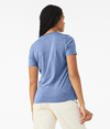 Womens Relaxed Triblend BLUE TRIBLEND Back