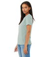 Womens Relaxed Triblend DUSTY BLUE TRIBLEND Side