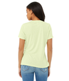 Womens Relaxed Triblend SPRING GREEN TRIBLEND Back