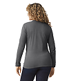 Softstyle Adult Long Sleeve CHARCOAL Back