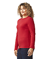 Softstyle Adult Long Sleeve CHERRY RED Side