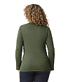 Softstyle Adult Long Sleeve MILITARY GREEN Back