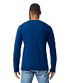 Softstyle Adult Long Sleeve NAVY Back