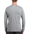 Softstyle Adult Long Sleeve SPORT GREY (90C/10P) Back