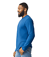 Softstyle Adult Long Sleeve ROYAL Side