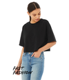 Womens Jersey Cropped Tee BLACK altfront