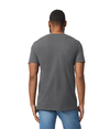 Softstyle Adult V-Neck T-Shirt CHARCOAL Back