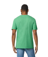 Softstyle Adult V-Neck T-Shirt HEATHER IRISH GREEN (65P/35C) Back