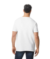 Softstyle Adult V-Neck T-Shirt WHITE Back