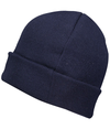 Premium Cuff Beanie NAVY lside