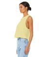 Racerback Cropped Tank HEATHER FRENCH VANILLA Side